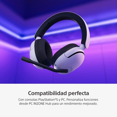 AUDÍFONOS GAMER SONY WH-G500WZ UC INZONE H5 JUEGOS BLUETOOTH - 9