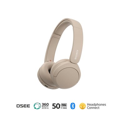 AUDÍFONOS SONY WH-CH520CZ BLUETOOTH CREMA - 2