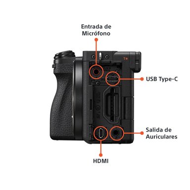CAMARA APS-C A6700 PREMIUM CON MONTURA E ILCE-6700M - 3