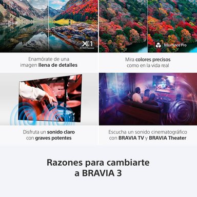 SMART TV SONY LED 4K 75" K-75S30 BRAVIA 3 - 6