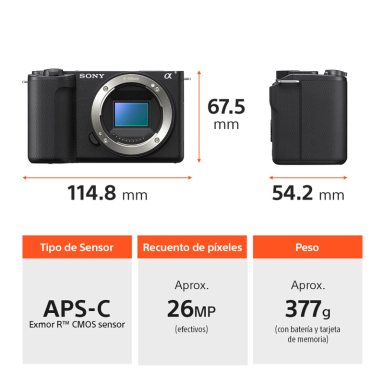CAMARA ZV-E10 II PARA VIDEOBLOGS + LENTE SELP16502 - 3