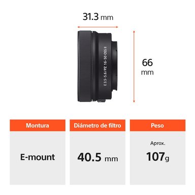 CAMARA ZV-E10 II PARA VIDEOBLOGS + LENTE SELP16502 - 4