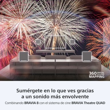 TELEVISOR SONY 4K UHD (3840 X 2160) 77' OLED BRAVIA 8 4K ULTRA HDR GOOGLE TV - 8