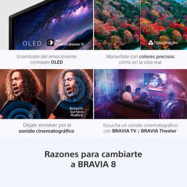 OLED BRAVIA 8 4K ULTRA HDR GOOGLE TV 65' - 5