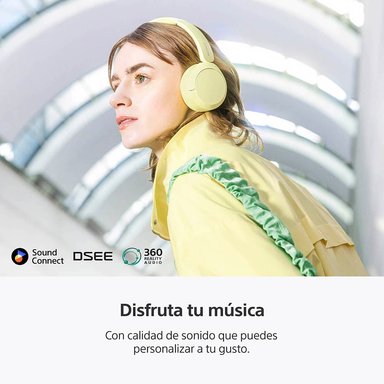 AUDIFONOS INALAMBRICOS WH-CH520 AMARILLO - 4