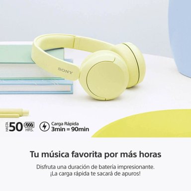 AUDIFONOS INALAMBRICOS WH-CH520 AMARILLO - 6