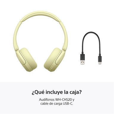 AUDIFONOS INALAMBRICOS WH-CH520 AMARILLO - 7