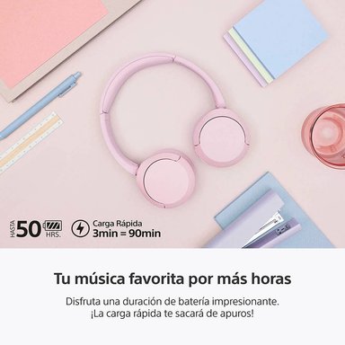 AUDÍFONOS INALÁMBRICOS WH-CH520 Rosado - 4
