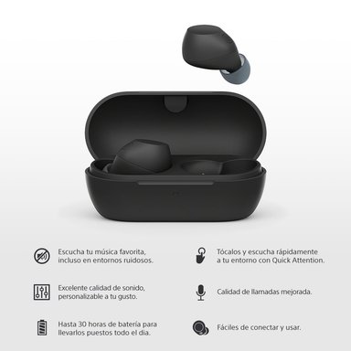 AUDIFONOS INALAMBRICOS CON NOISE CANCELLING WF-C710N NEGRO - 2
