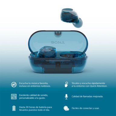 AUDIFONOS INALAMBRICOS CON NOISE CANCELLING WF-C710N AZUL - 2