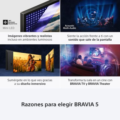 MINI LED SMART TV 55' BRAVIA 5 4K HDR K-55XR50 - 4
