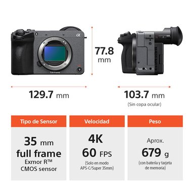CAMARA FULL-FRAME CINEMA LINE FX2 - 5