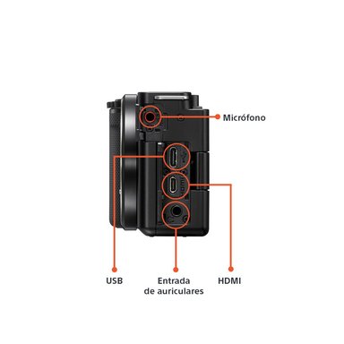 CAMARA VLOGGER CON LENTE INTERCAMBIABLE SONY ZV-E10K - 4