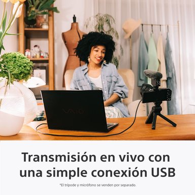 CAMARA VLOGGER CON LENTE INTERCAMBIABLE SONY ZV-E10K - 7