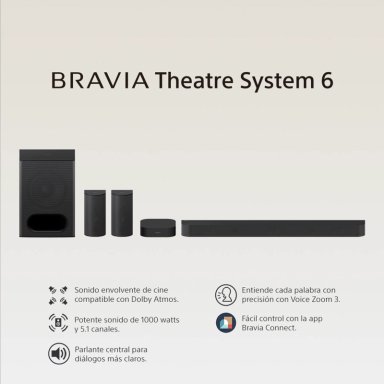 SISTEMA BRAVIA HOME THEATRE SYSTEM 6 DE 5.1 CANALES - 10