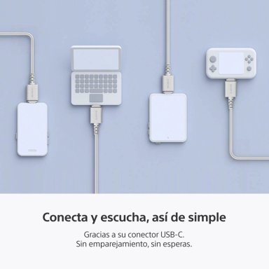 AUDIFONOS INTERNOS USB-C CON CABLE BLANCO IER-EX15C SONY - 7