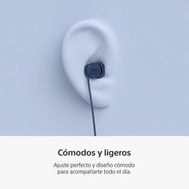AUDIFONOS INTERNOS USB-C CON CABLE AZUL IER-EX15C SONY - 4