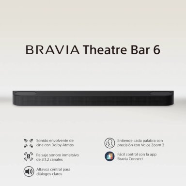 BARRA DE SONIDO DE 3.1.2 CANALES THEATRE BAR 6 SONY - 2