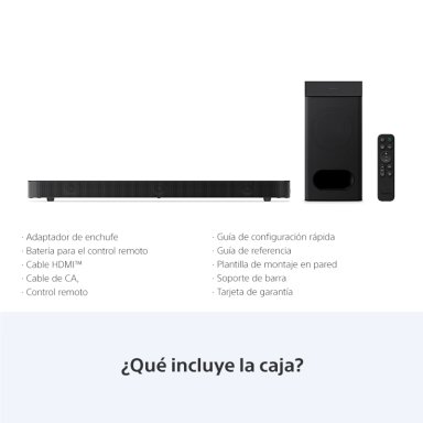 BARRA DE SONIDO DE 3.1.2 CANALES THEATRE BAR 6 SONY - 7
