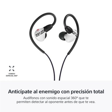 AUDIFONOS INTERNOS PARA JUEGOS INZONE E9 BLANCO SONY - 2