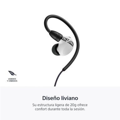 AUDIFONOS INTERNOS PARA JUEGOS INZONE E9 BLANCO SONY - 4