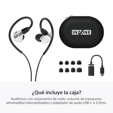 AUDIFONOS INTERNOS PARA JUEGOS INZONE E9 BLANCO SONY - 5