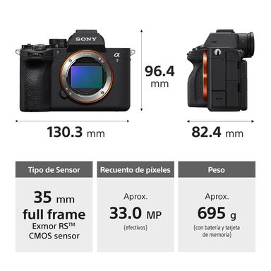 CAMARA HIBRIDA FULL-FRAME A7 V ILCE-7M5 SONY - 5