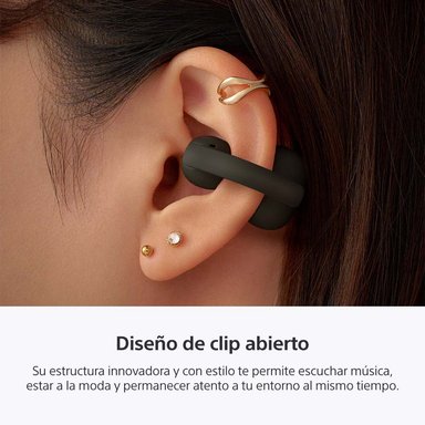 AUDIFONOS INALAMBRICOS LINKBUDS CLIP NEGRO - 2