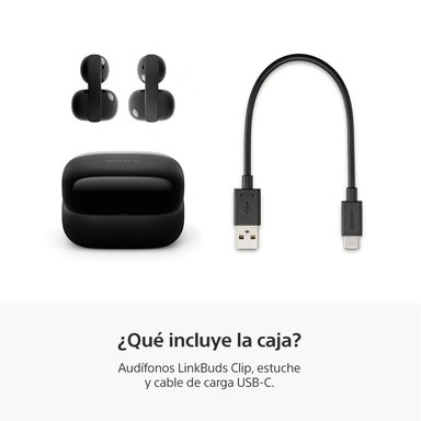 AUDIFONOS INALAMBRICOS LINKBUDS CLIP NEGRO - 8