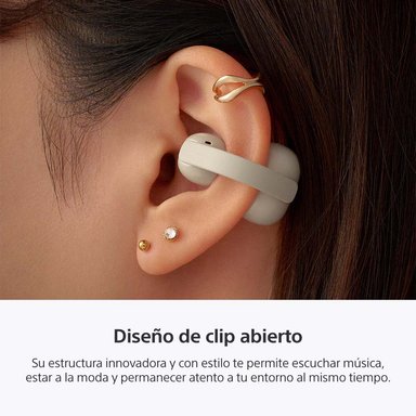 AUDIFONOS INALAMBRICOS LINKBUDS CLIP CREMA - 3