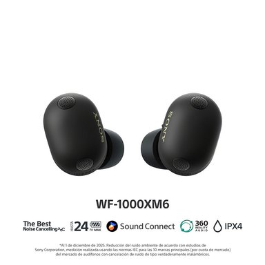 AUDIFONOS INALAMBRICOS NOISE CANCELLING SONY WF-1000XM6 NEGRO - 4
