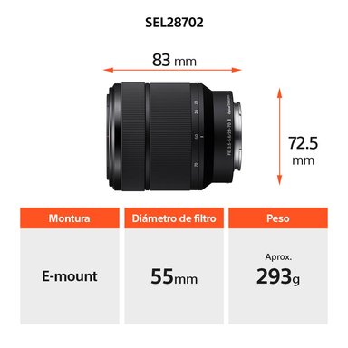 CAMARA HIBRIDA FULL-FRAME A7 V + LENTE DE ZOOM DE 28-70 MM 2DA GENERACION - 4