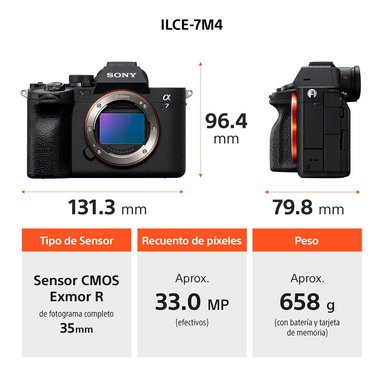 CAMARA A7 IV CON SENSOR FULL-FRAME DE 35 MM + LENTE DE ZOOM DE 28-70 MM 2DA GENERACION - 3