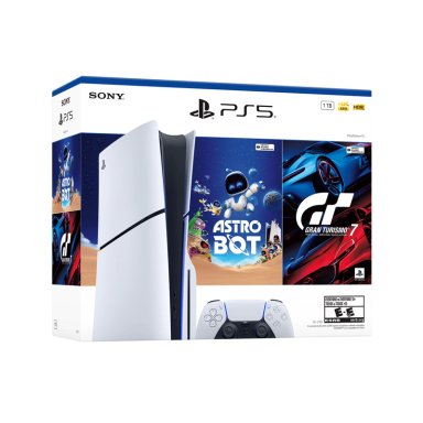 PAQUETE DE CONSOLA PLAYSTATION 5 EDICION ESTANDAR CON ASTRO BOT Y GRAN TURISMO 7 - 4