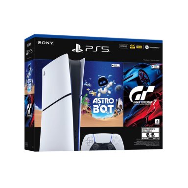 PAQUETE DE CONSOLA PLAYSTATION 5 EDICION DIGITAL CON ASTRO BOT Y GRAN TURISMO 7 - 4