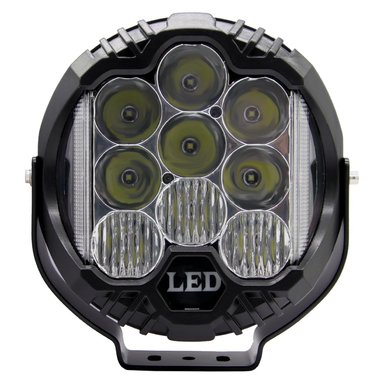 FARO FAENA OR 9 PULGADAS 70W COMBO LUZ LATERAL Y DRL CRISTAL - 1