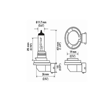 AMPOLLETA HALOGENA H11 12V 55W PGJ19-2 - 3