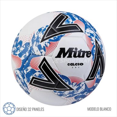 BALON FUTBOL MITRE CALCIO BLANCO T.5 - 2