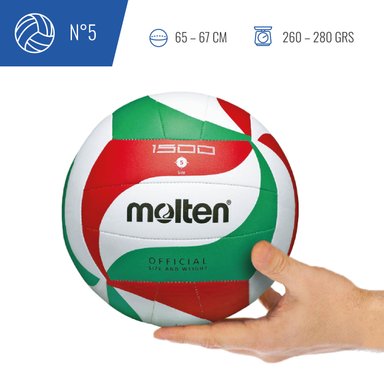 BALON VOLEIBOL V5M-1500 SERVE MOLTEN - 5
