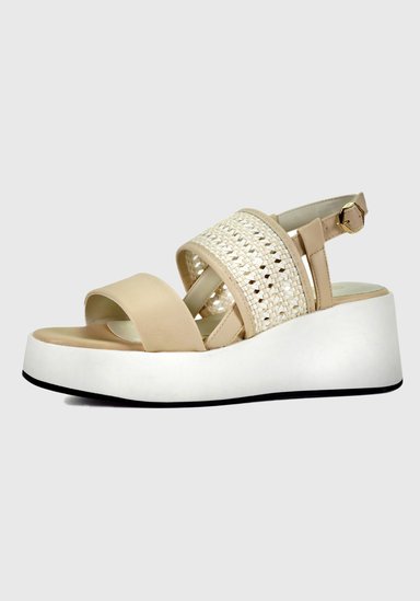 SANDALIAS MUJER EDA MANZINI BEIGE CALLYL DSE375S22BEG - 1