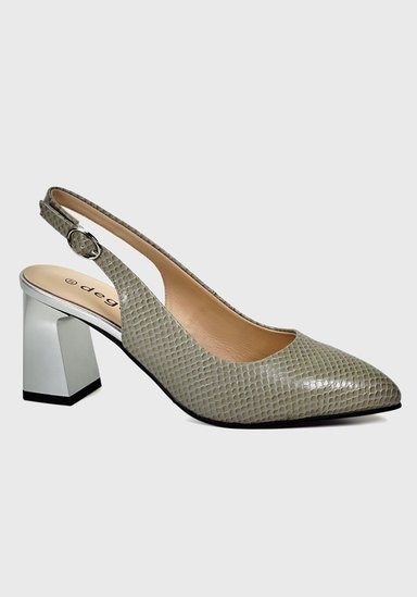 ZAPATO CUERO GLANNIS GRIS - 2