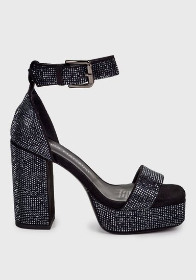 SANDALIAS MUJER EDA MANZINI NEGRO BADRA BRILLANTE CHE293S24BKD - 4