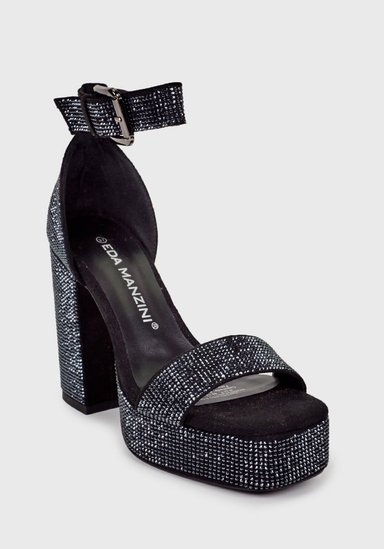 SANDALIAS MUJER EDA MANZINI NEGRO BADRA BRILLANTE CHE293S24BKD - 5