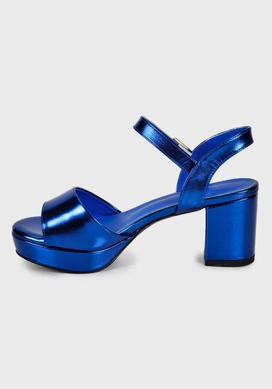 SANDALIAS MUJER EDA MANZINI JIMENA AZUL CHE242S24BLT - 5
