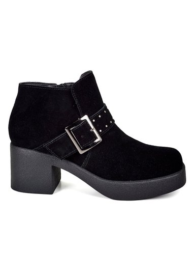 ZAPATO CUERO FRANCESCA NEGRO - 1