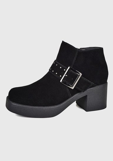 ZAPATO CUERO FRANCESCA NEGRO - 2