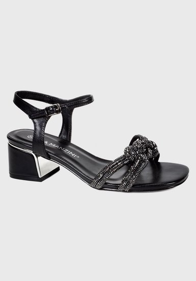 SANDALIA MUJER EDA MANZINI NEGRO HAE764S25BLK NYRELLA - 2
