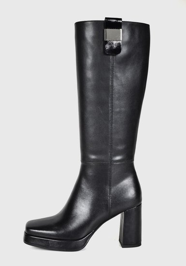 BOTA MUJER CUERO SALVIA NEGRO - 2