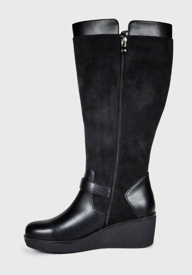 BOTA MUJER ALFIA NEGRO ANCHO XL - 6