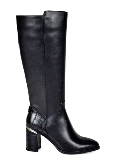 BOTA MUJER CUERO AMARULA NEGRO - 1